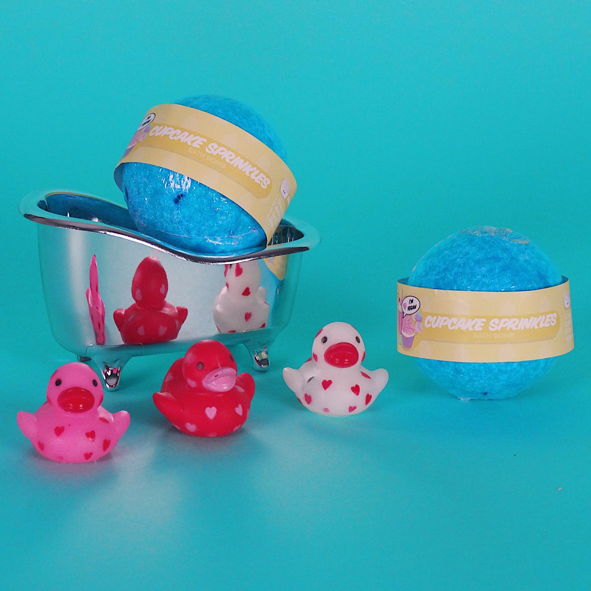 Cupcake Sprinkles Bath Bomb