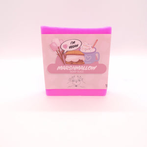 Marshmallow Soap Slice